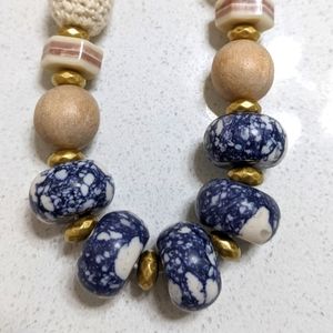 Stella & Dot Modern bohemian beaded necklace